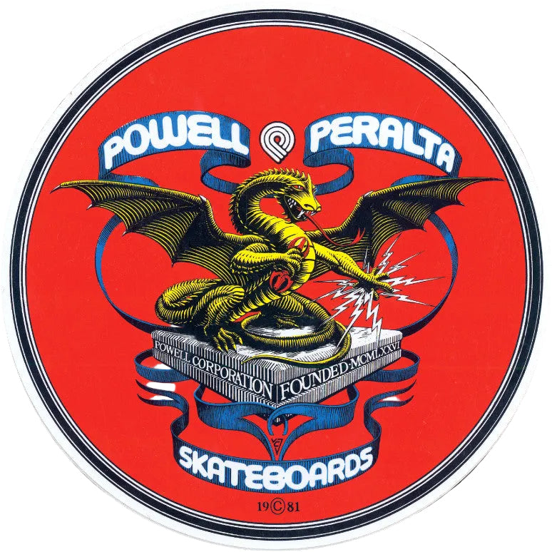 Powell Peralta Banner Dragon Sticker (Single)