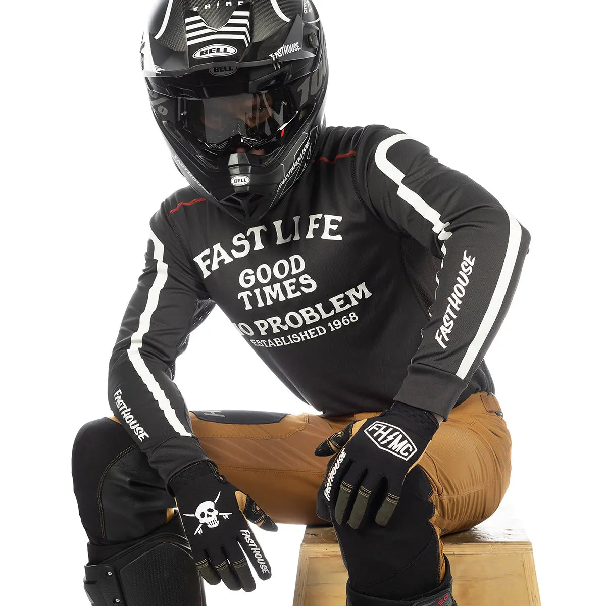 Fasthouse Sanguaro De Nada Jersey - Vintage Black