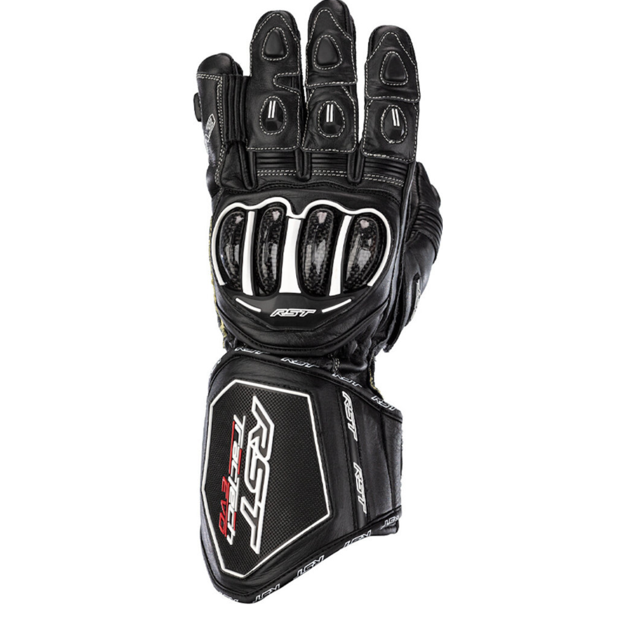 TracTech Evo 4 handschoenen (CE) - Zwart/Zwart/Zwart