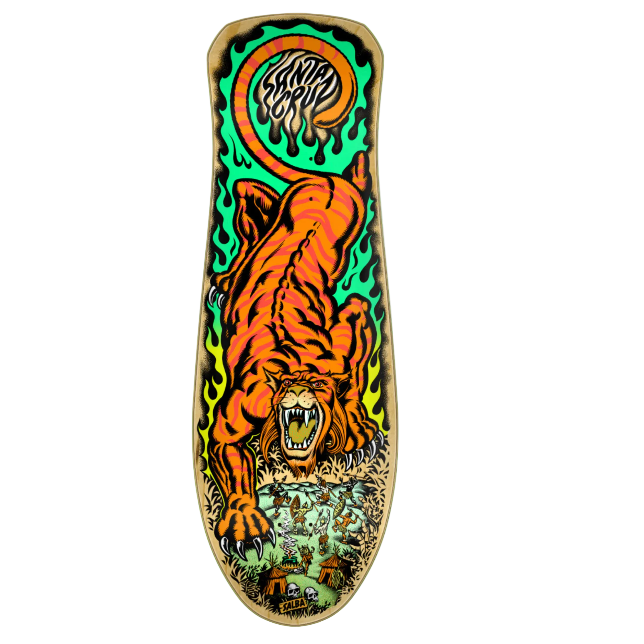 Planche de skate Santa Cruz Salba Tiger Reissue 10,3 pouces x