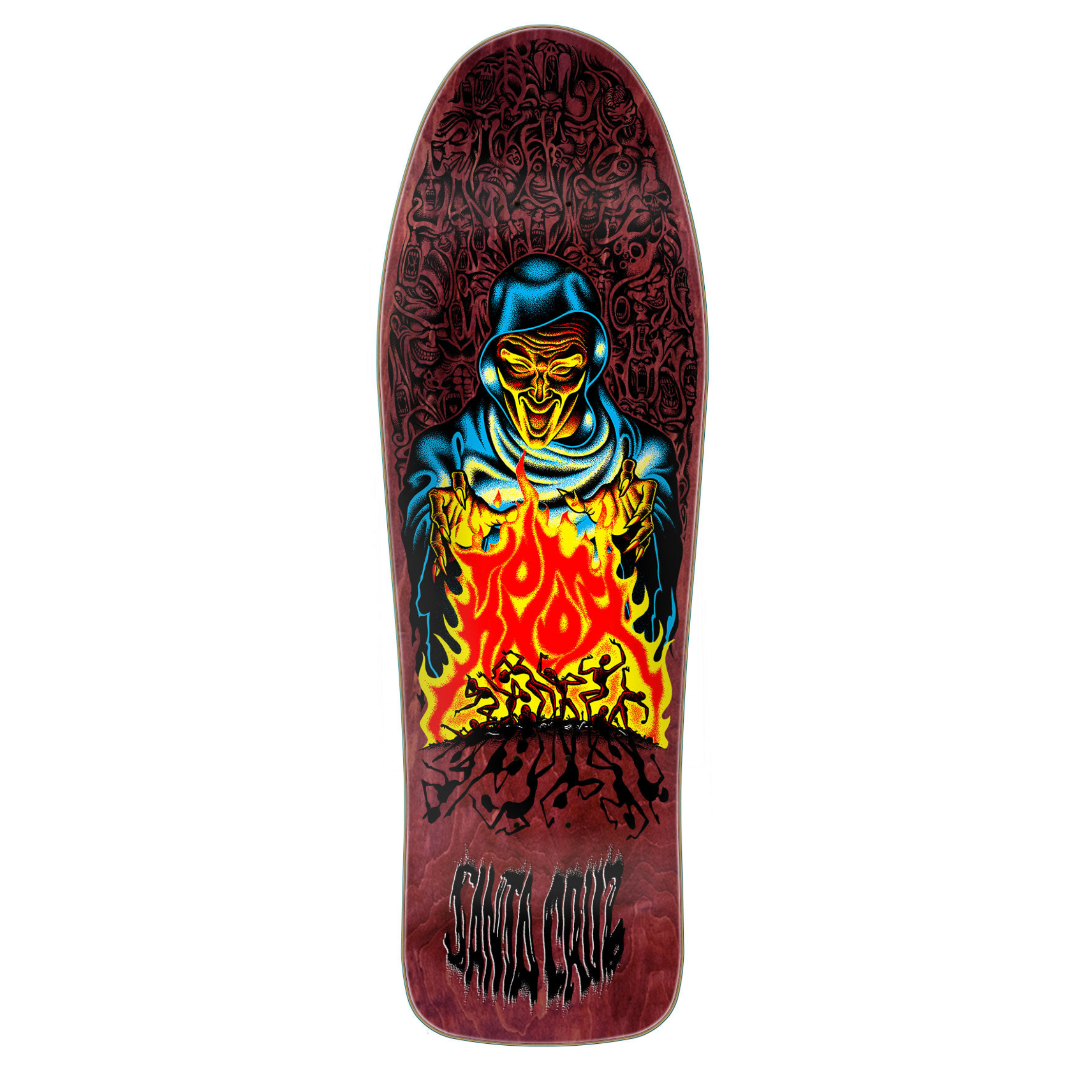 Santa Cruz Knox Firepot Reissue Skateboard Deck 10.07in x 32.275in