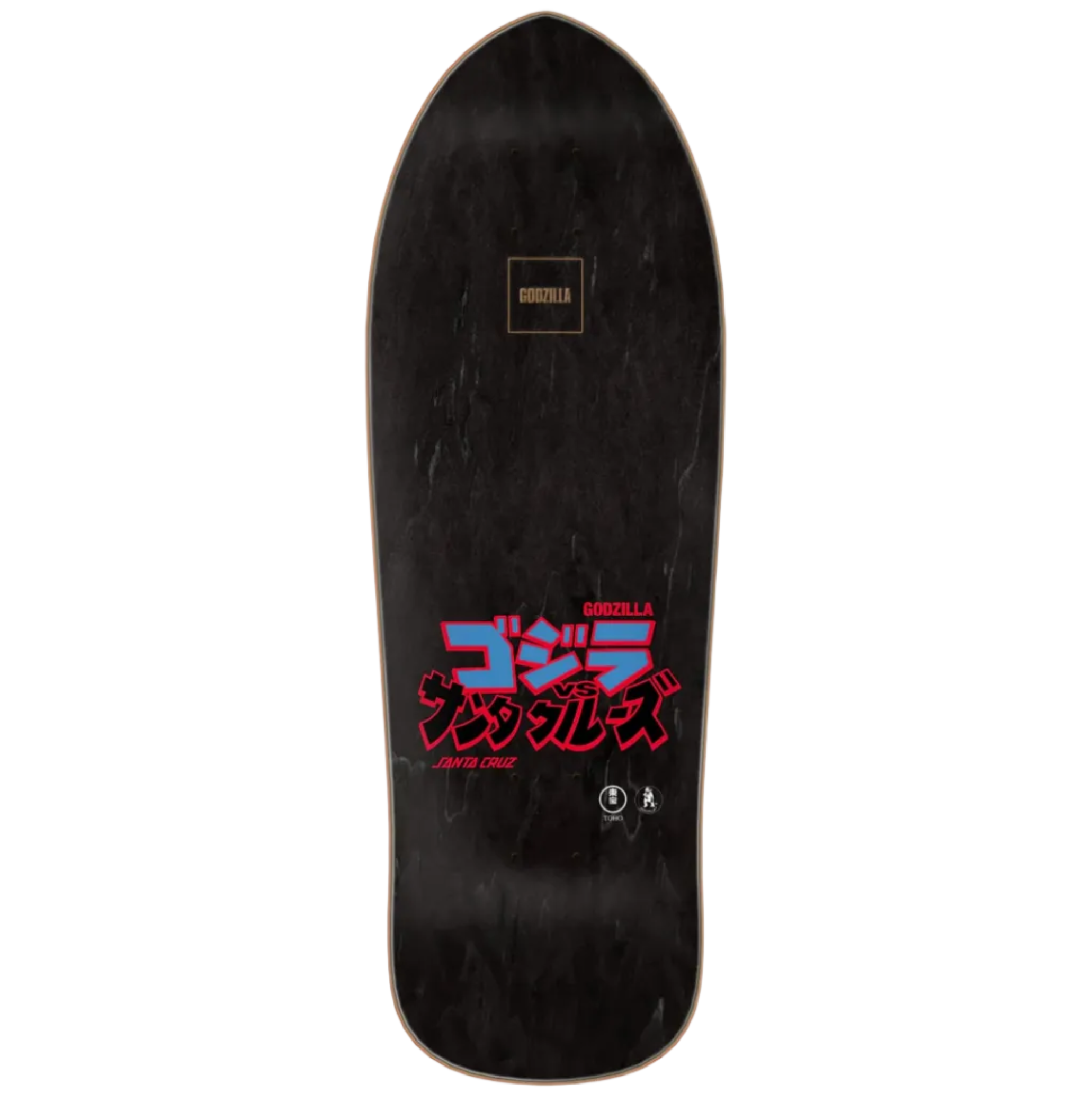 Santa Cruz X Godzilla Limited Edition Jr. Natas Reissue Deck 9,89 inch x 29,82 inch - Zilverfolie