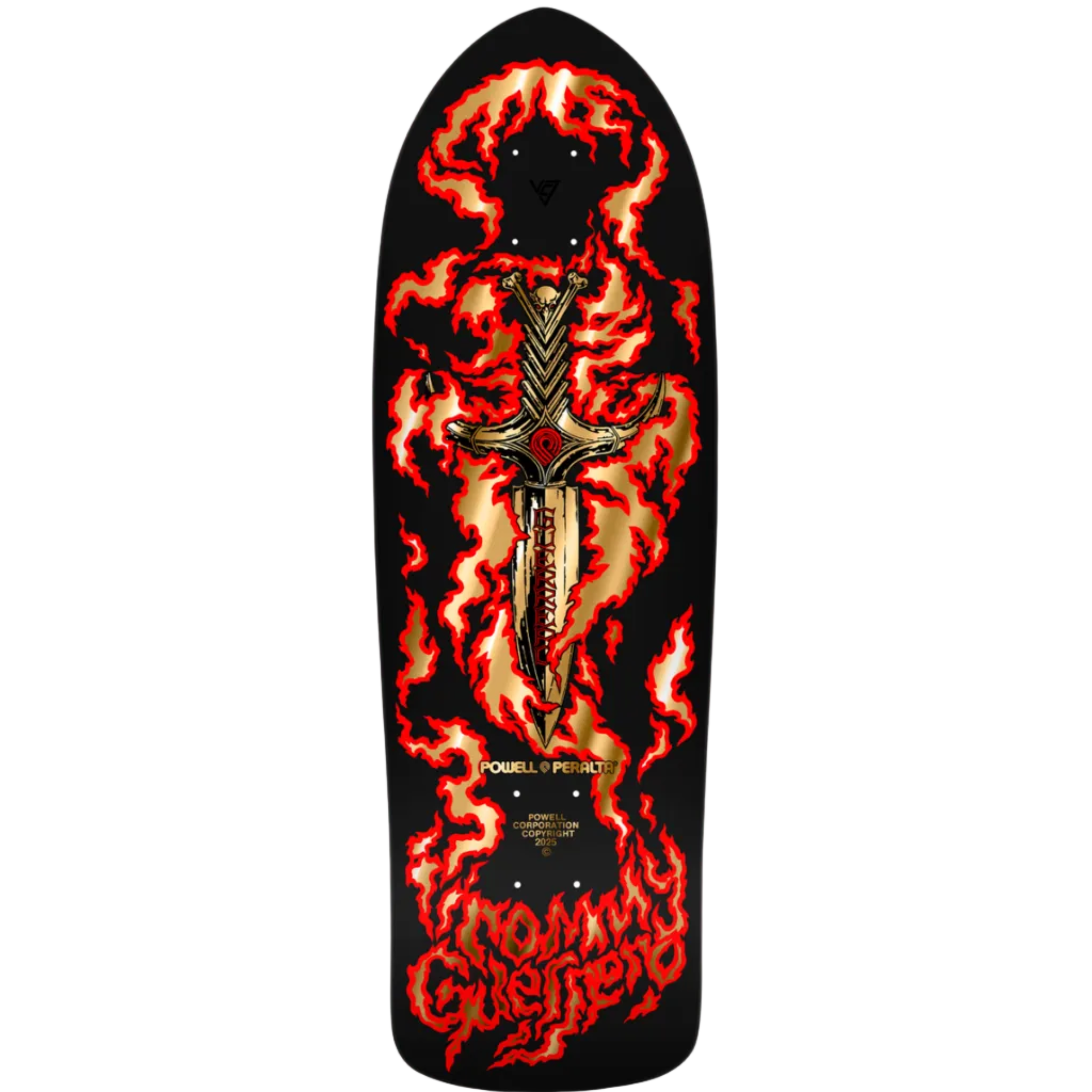 Bones Brigade 16 Series Limited Edition Guerrero Deck - Black/Gold Foil
