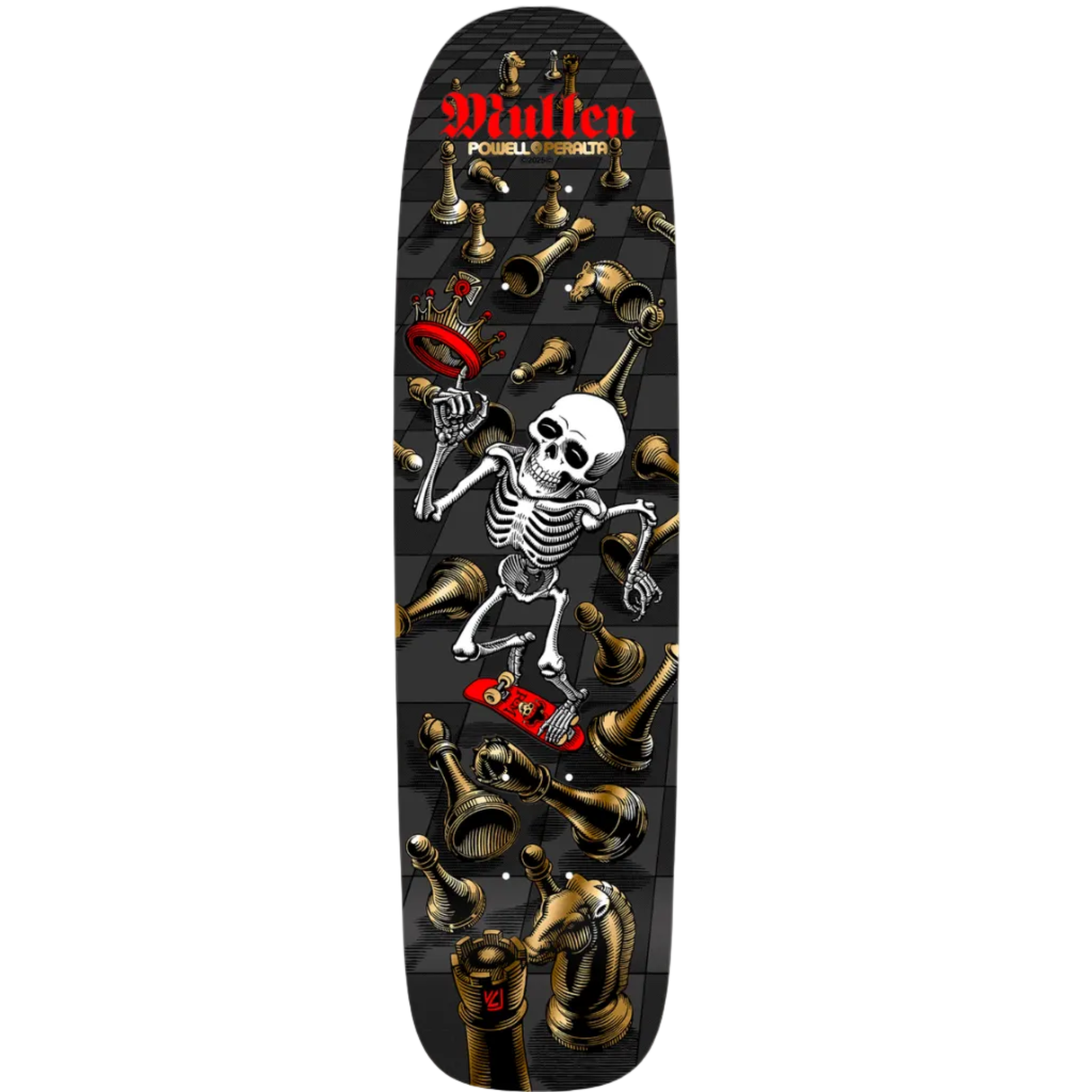 Bones Brigade 16 Series Limited Edition Rodney Mullen Freestyle Deck - Zwart/Goudfolie
