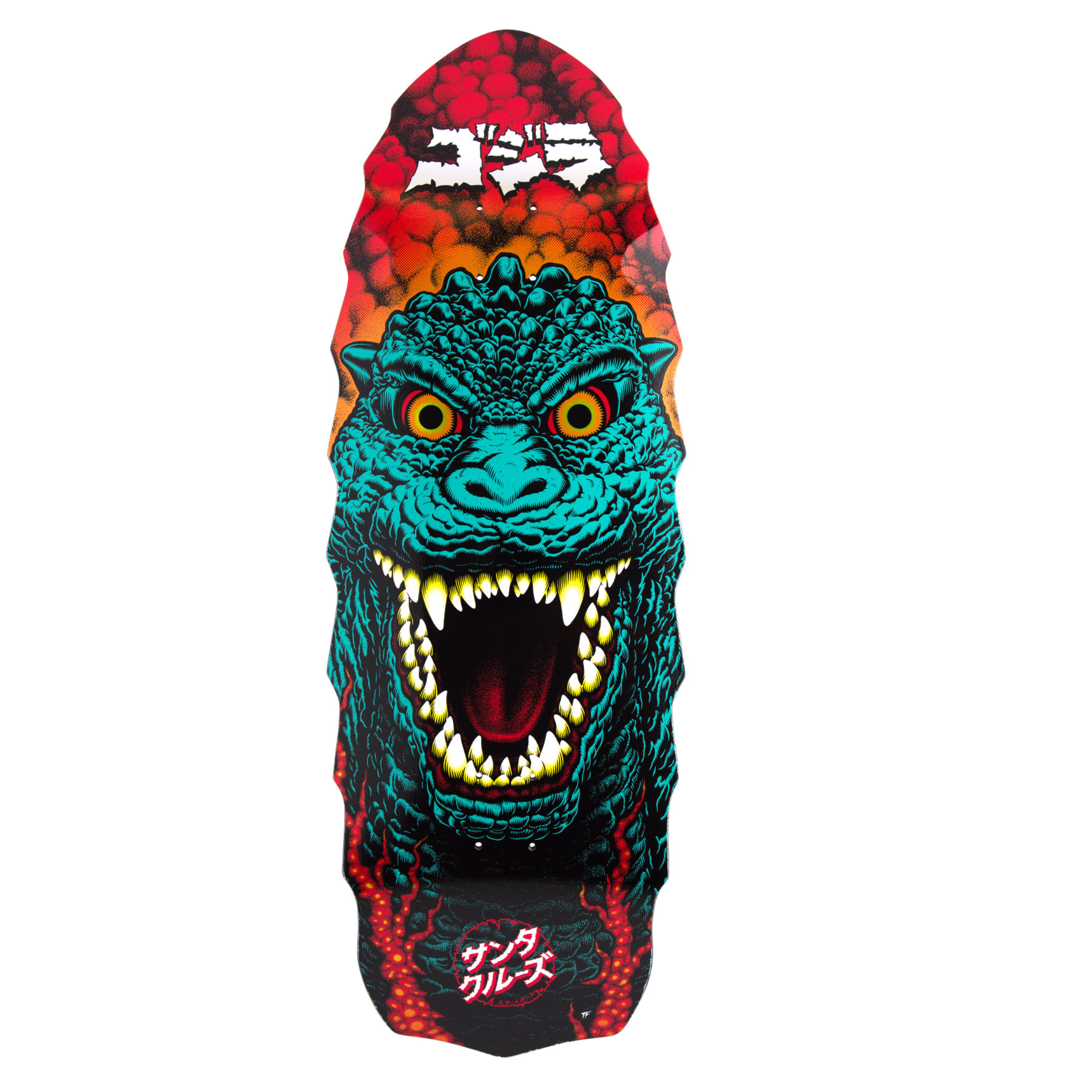 Limited Edition Santa Cruz X Godzilla Destroyer 11.0in x 32.0in Skateboard Deck
