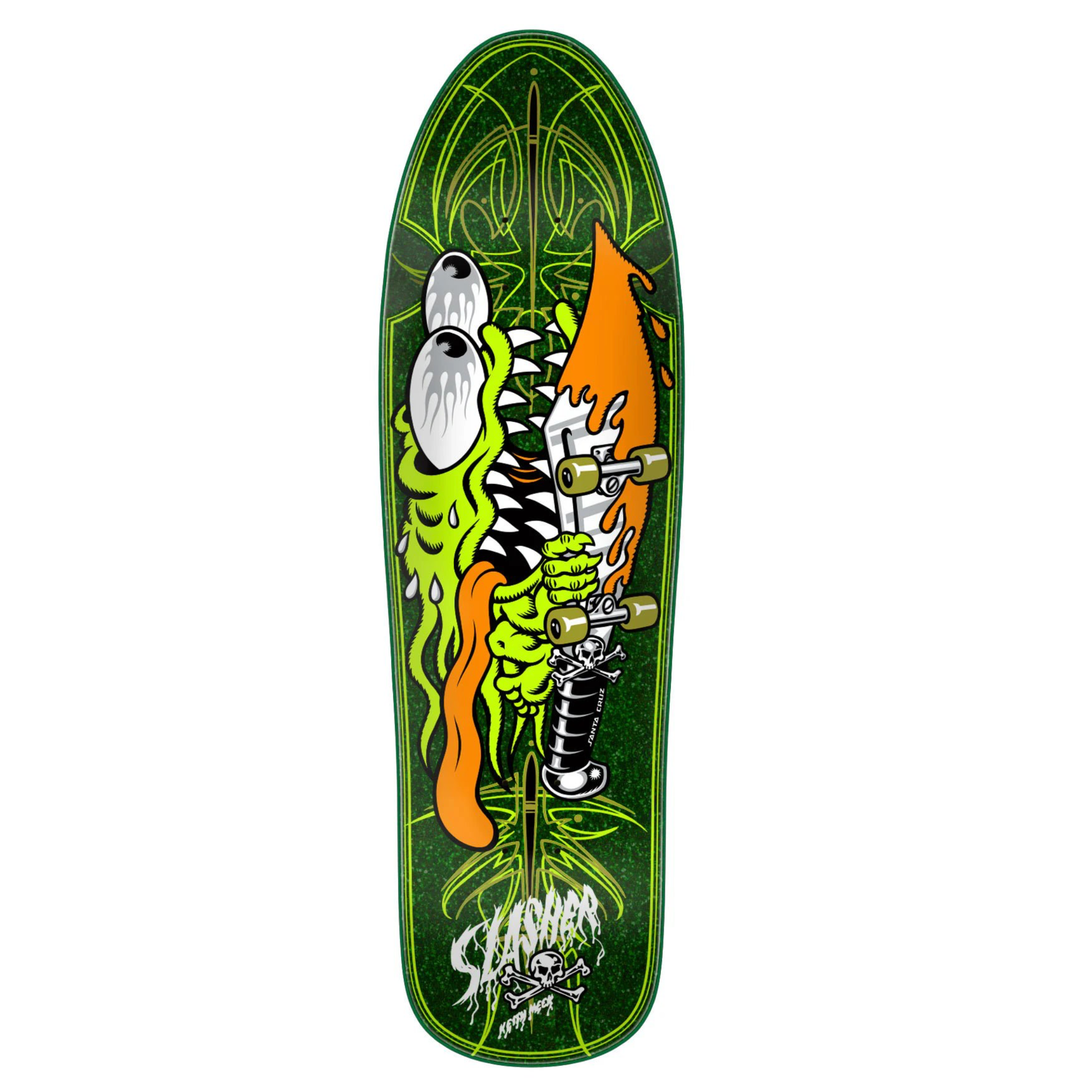 Planche de skate Santa Cruz Keith Meek Slasher Pinstripe Reissue 9,32 po x 31,67 po
