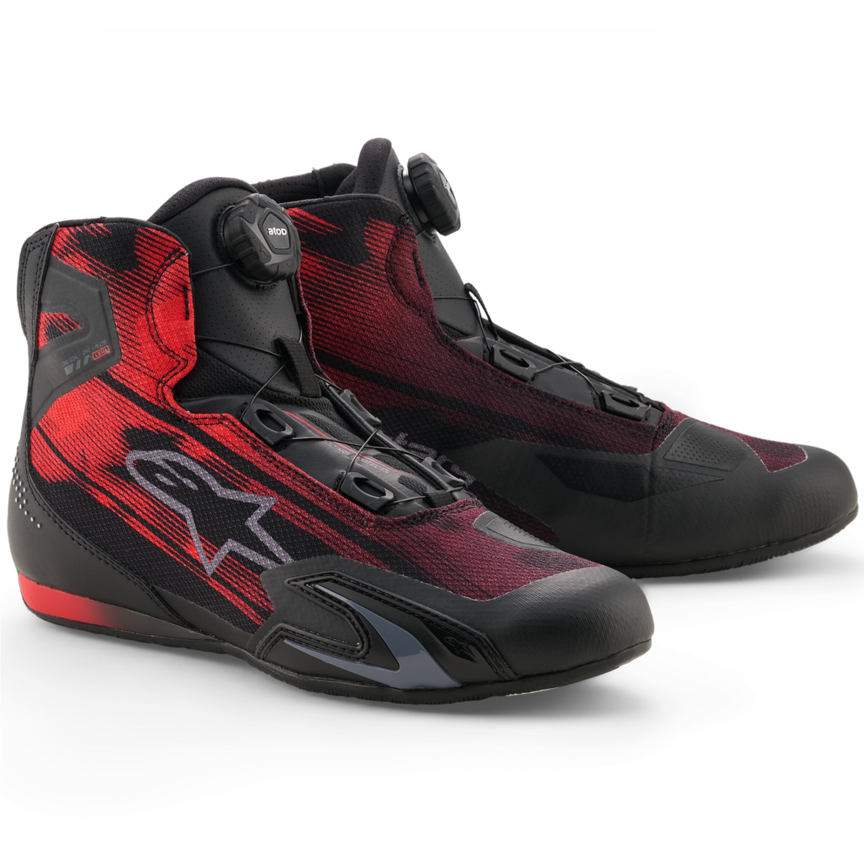 Alpinestars Celer Superair Riding Shoes - Black/Bright Red