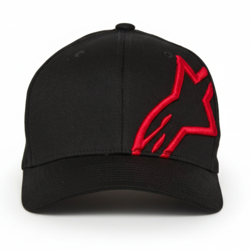 Alpinestars Shift Corp 2 Curved Hat - Black/Red