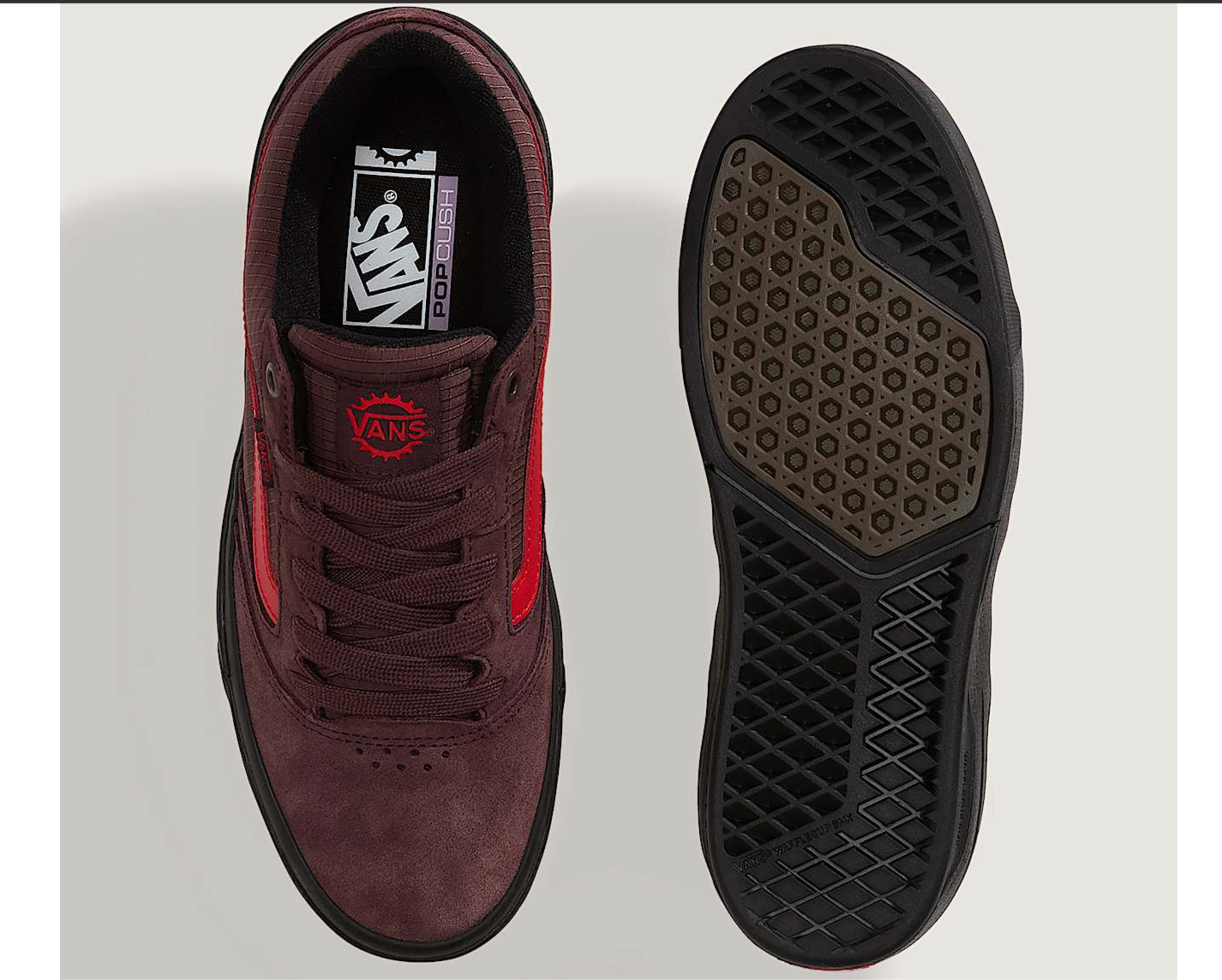 Vans BMX Proof Wafflecup - Brown/Rio Red/Black