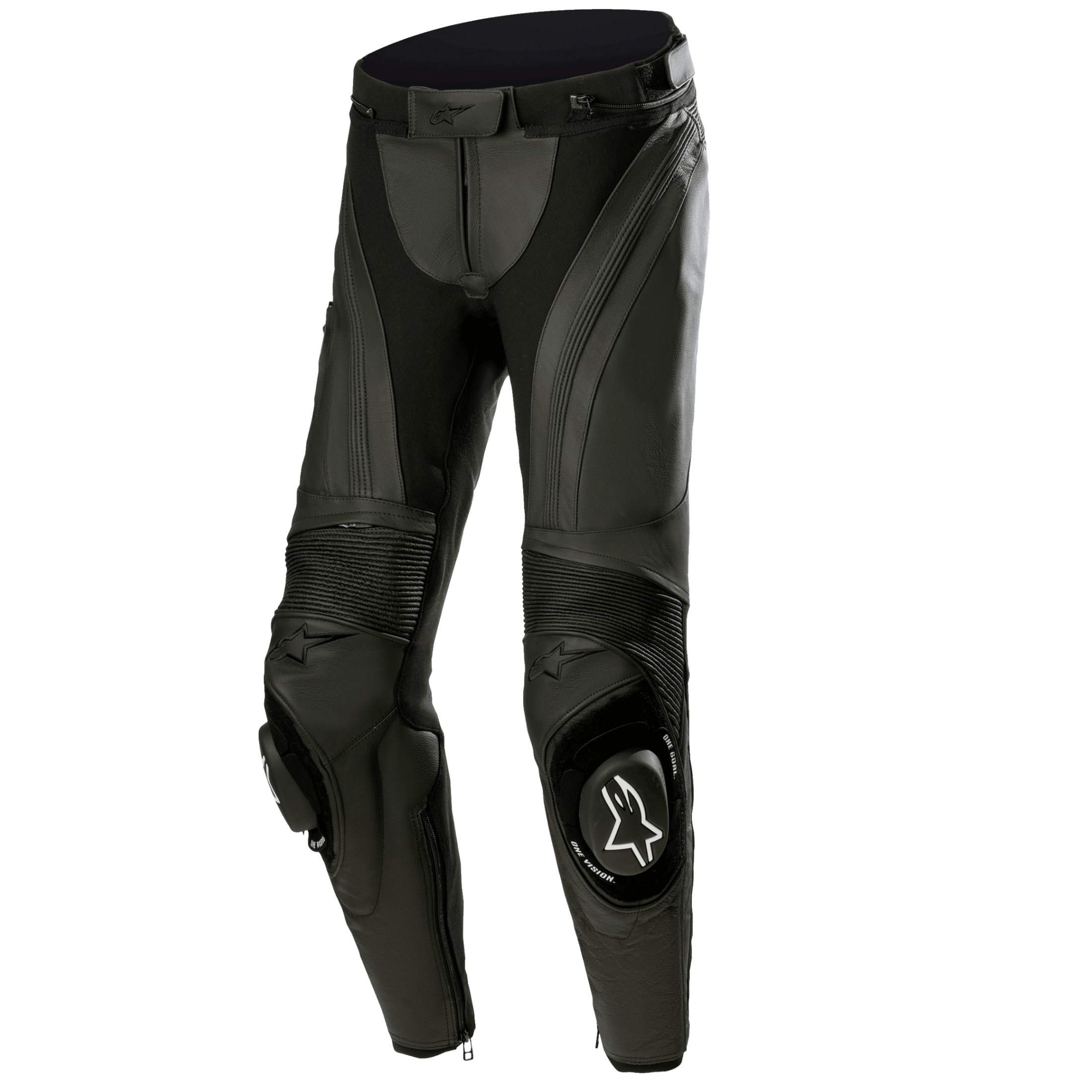 Alpinestars Stella V3 leren damesbroek - Zwart/Zwart