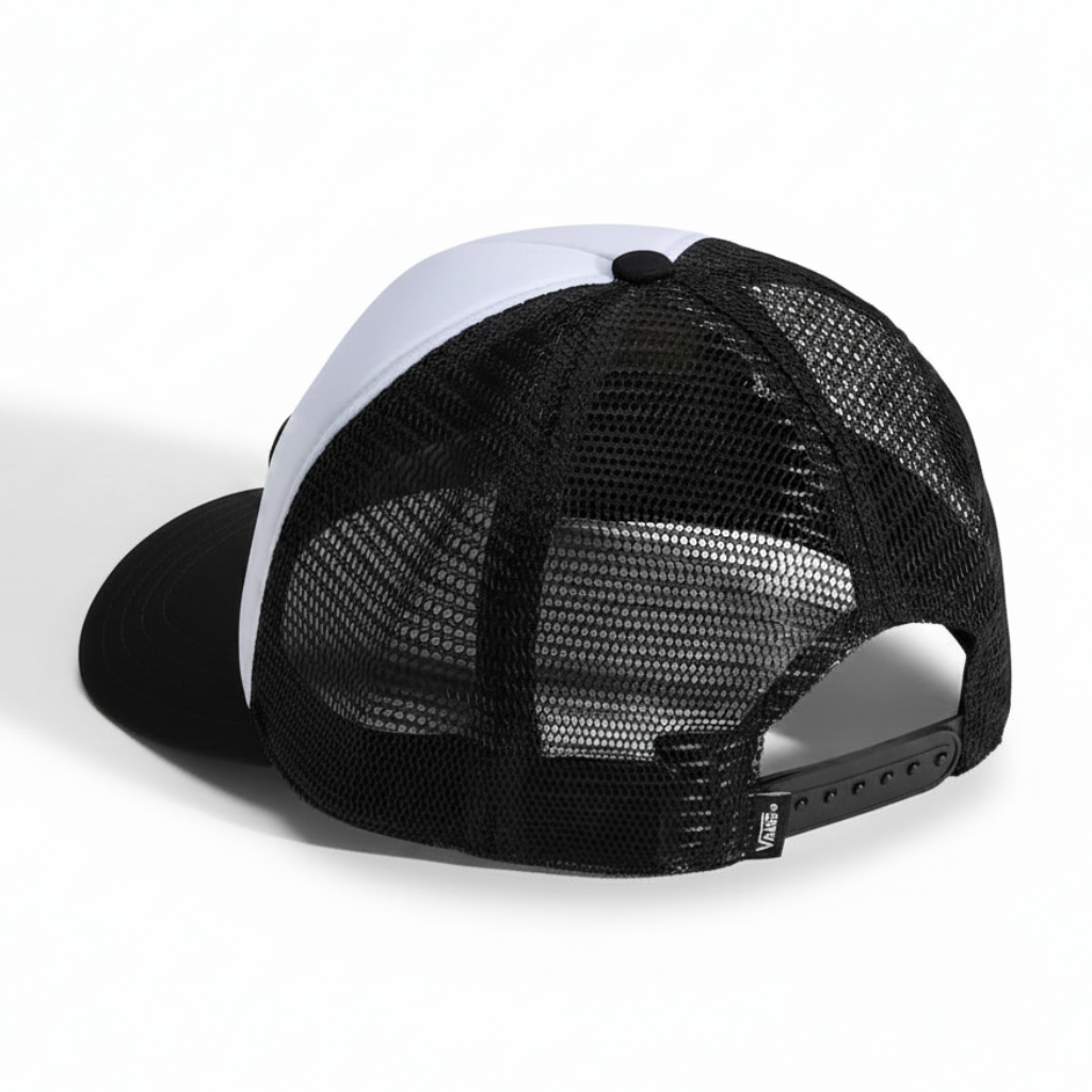 Casquette trucker Vans Classic Patch - Noir/Blanc
