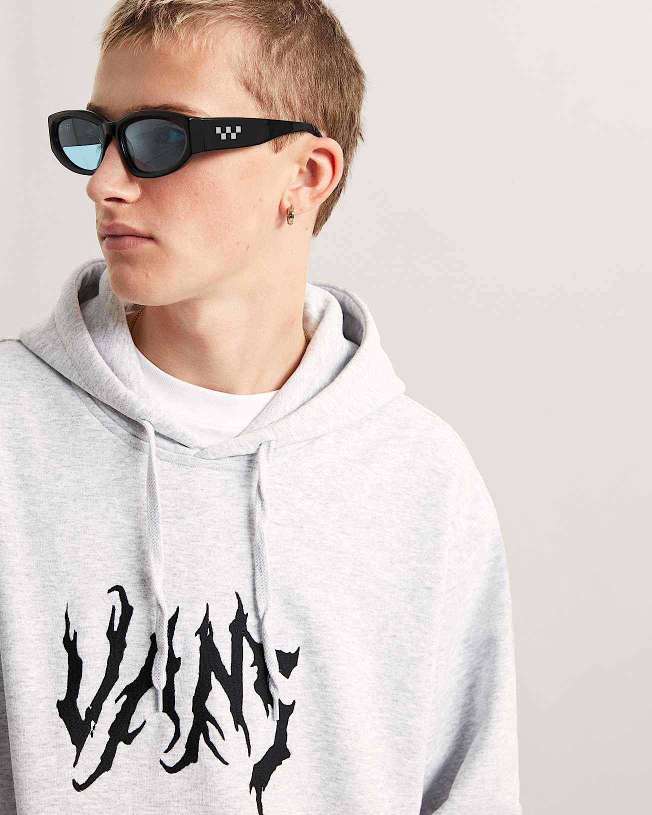 Vans They Are Just Shoes Loose Hoodie - Light Grey