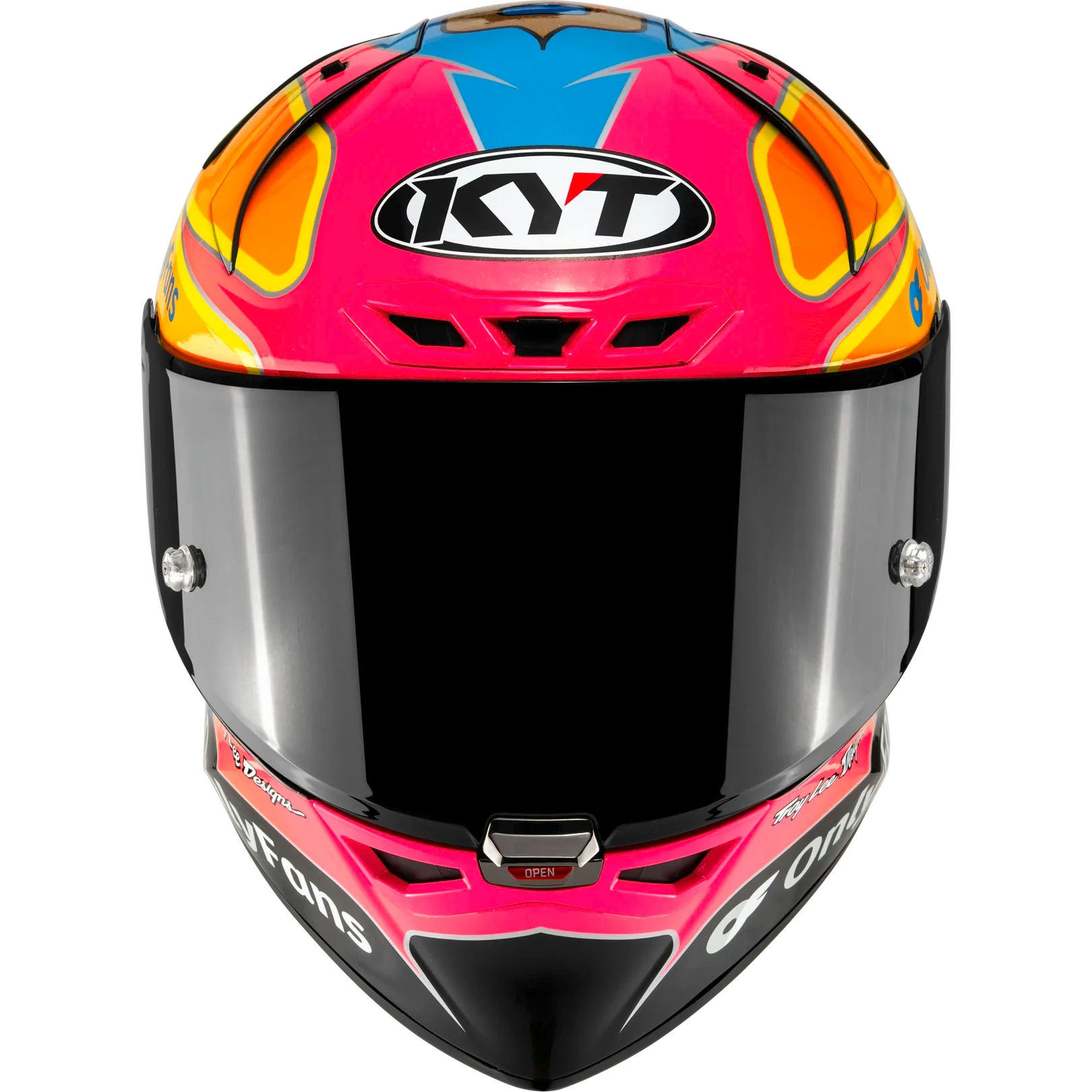 PRE ORDER!!! KYT Davey Todd Special Edition KX-1 Race Gp Helmet With Signed Holographic Trading Card
