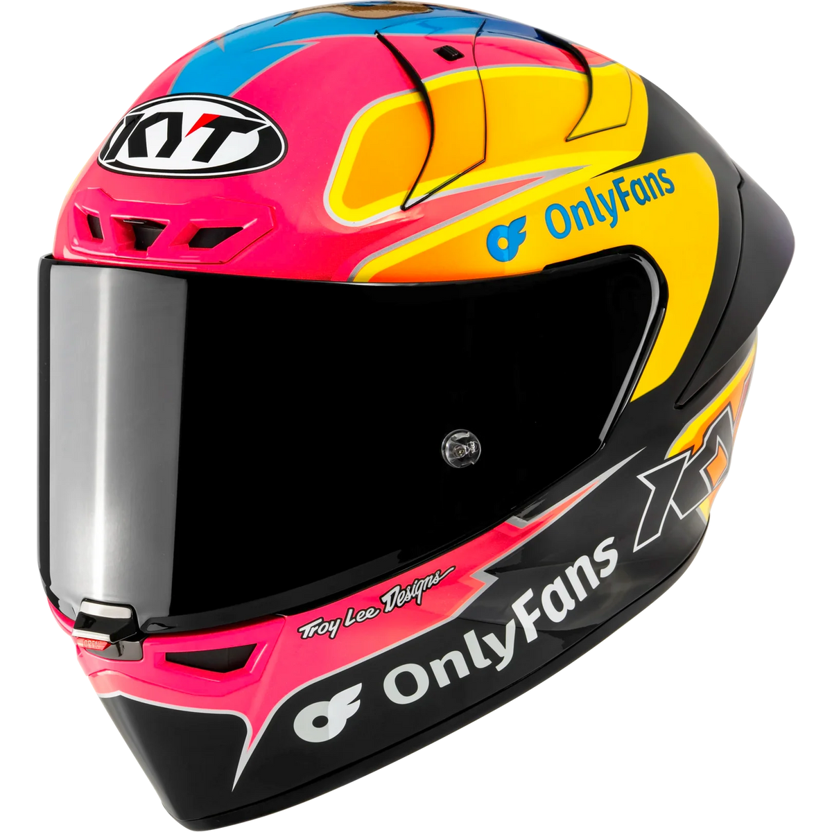 PRE ORDER!!! KYT Davey Todd Special Edition KX-1 Race Gp Helmet With Signed Holographic Trading Card