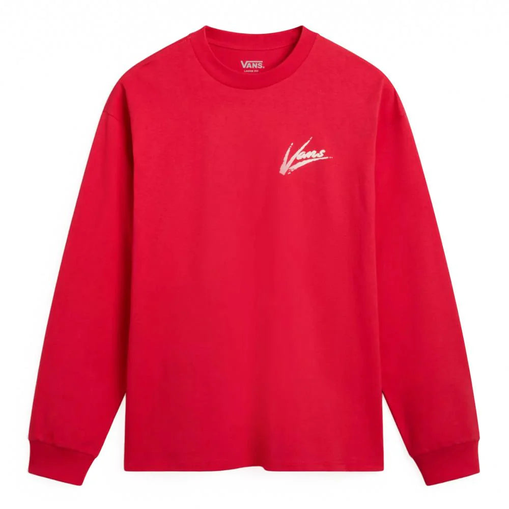 Vans Dettori Loose Longsleeve Tee - Racing Red