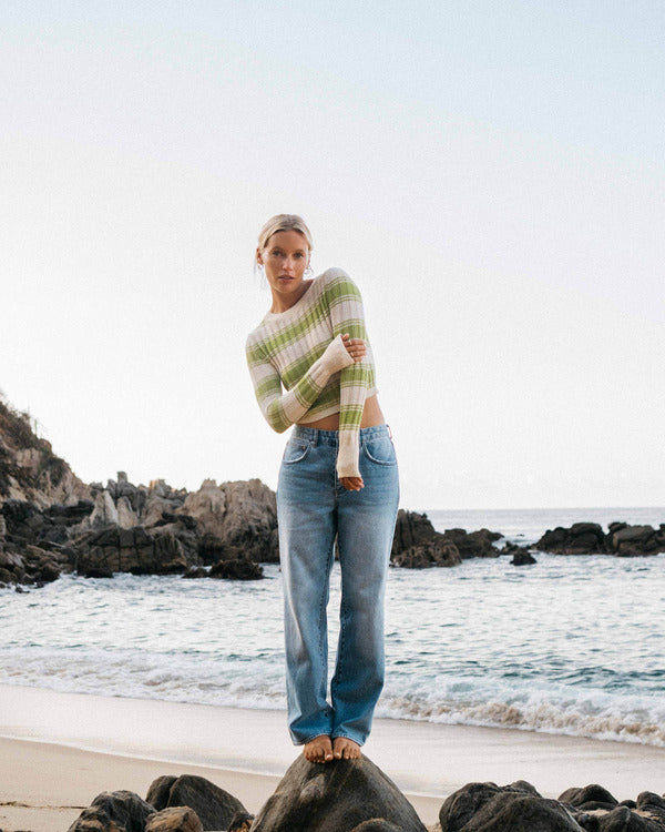 Billabong Womens Rachel Boyfriend Jeans - IMedium Indigo Fade