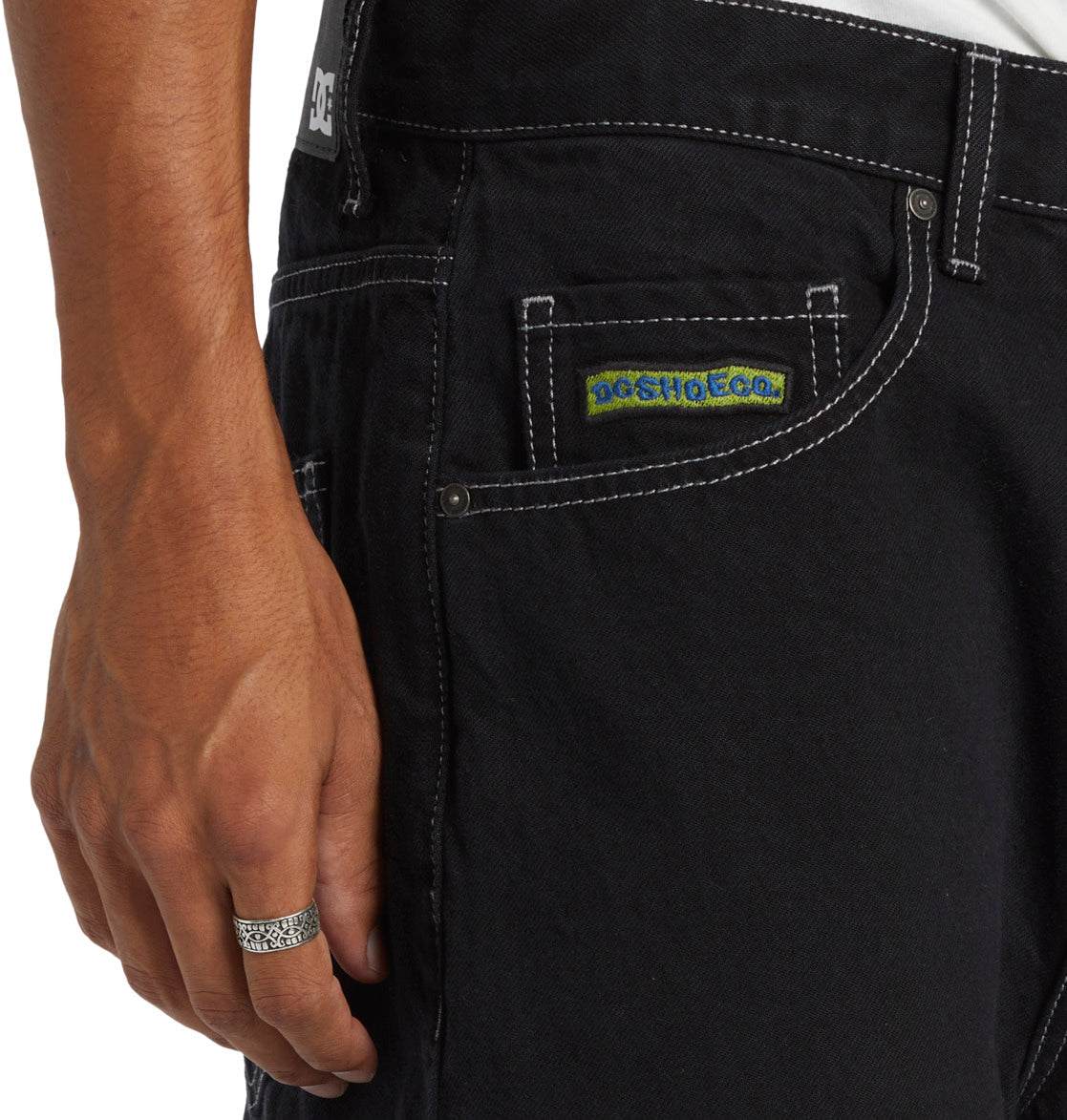 DC Worker Baggy Jeans - Black Tint