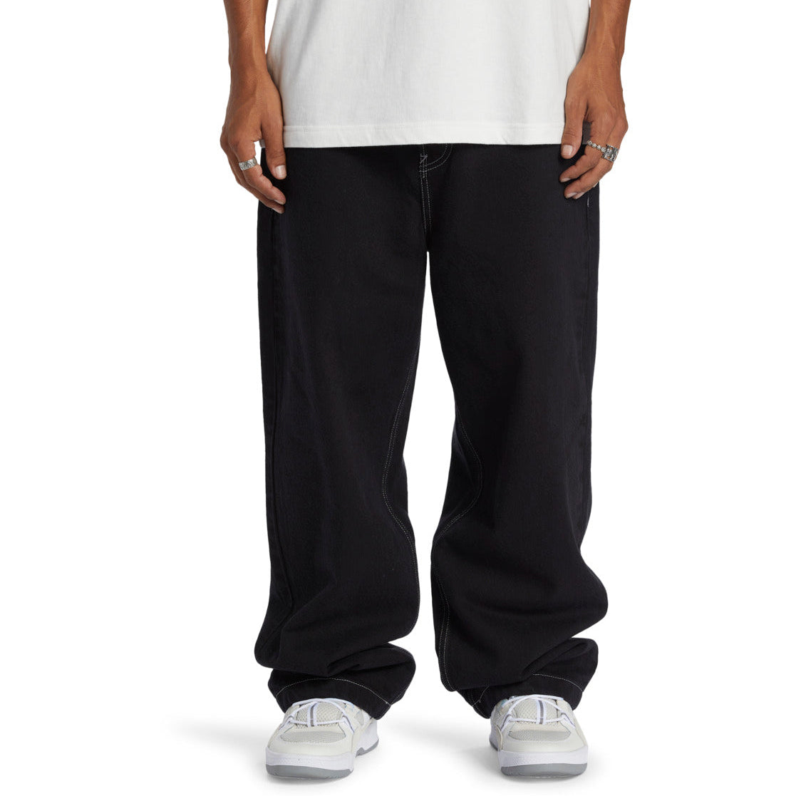 DC Worker Baggy Jeans - Black Tint