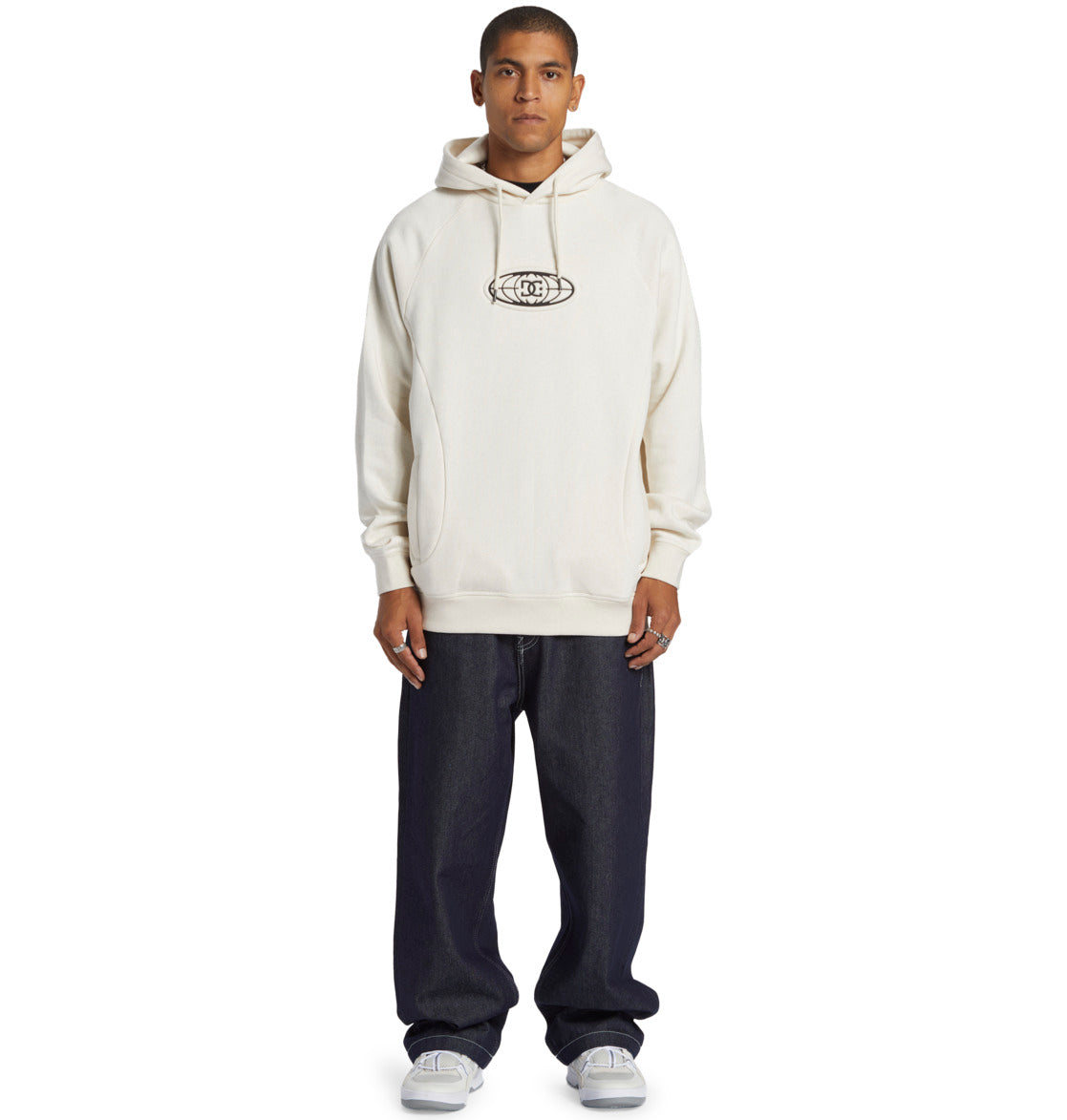DC Mens Index Pullover Hoodie - Snow heather