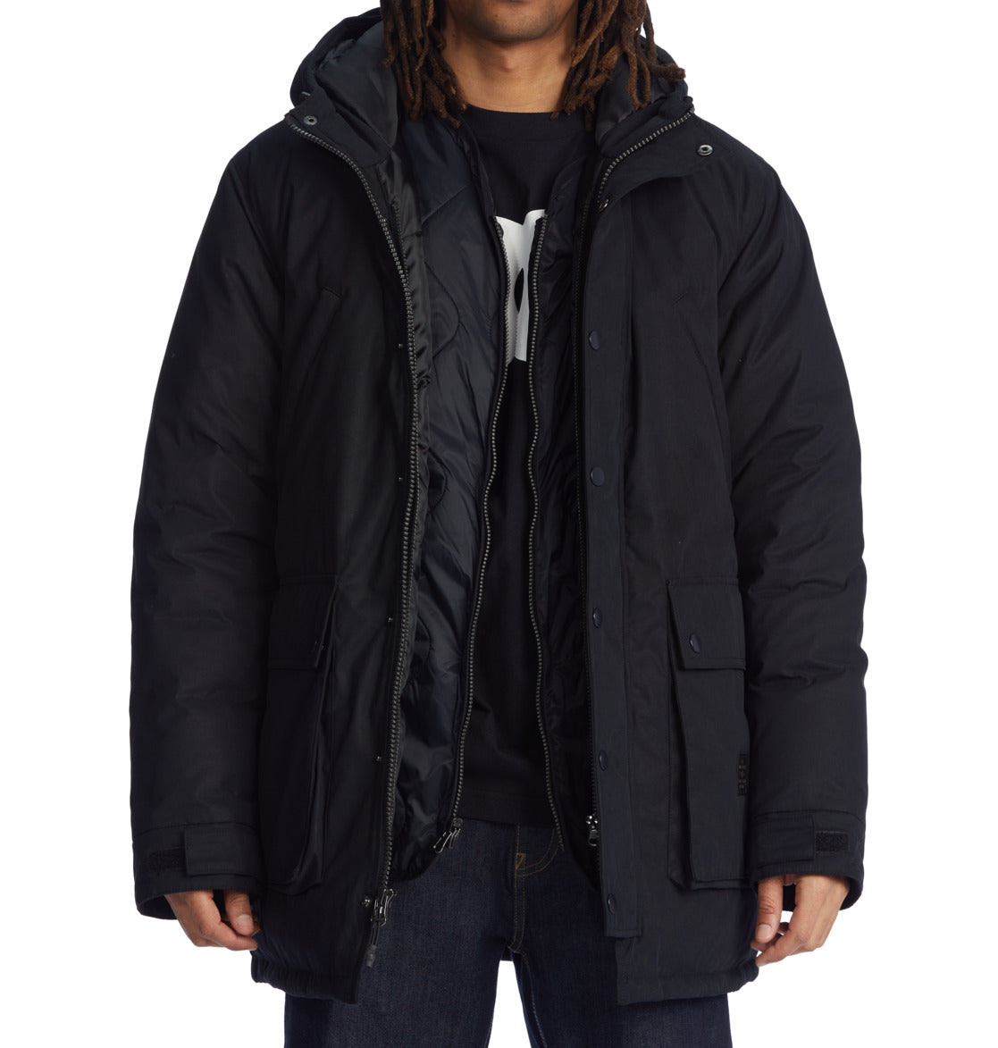 DC The Outlaw 2-in-1 Parka Jacket - Black
