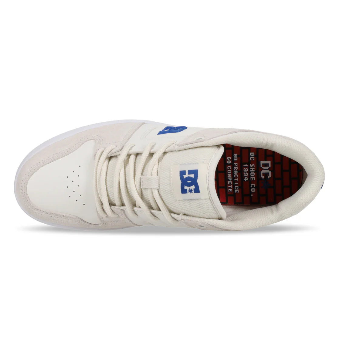 DC Manteca 4 S - Gebroken wit/blauw/rood