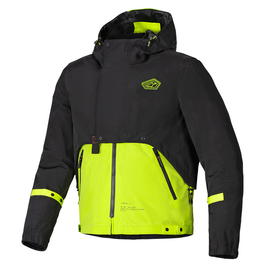 Mootant Waterproof Parka Jacket - Lime Green/Blackl