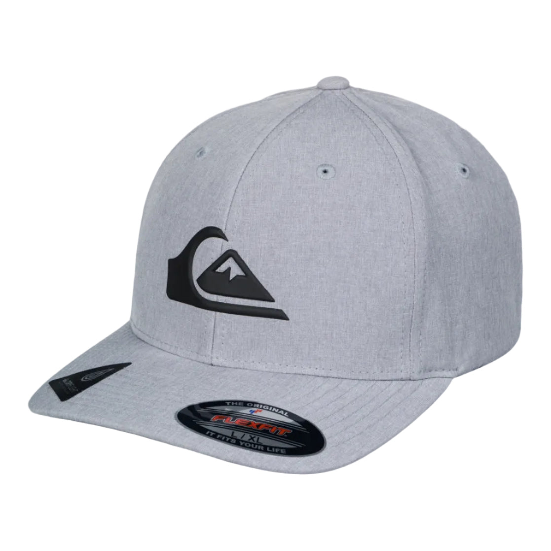 Casquette Quiksilver Amped Up Flexfit - Gris chiné