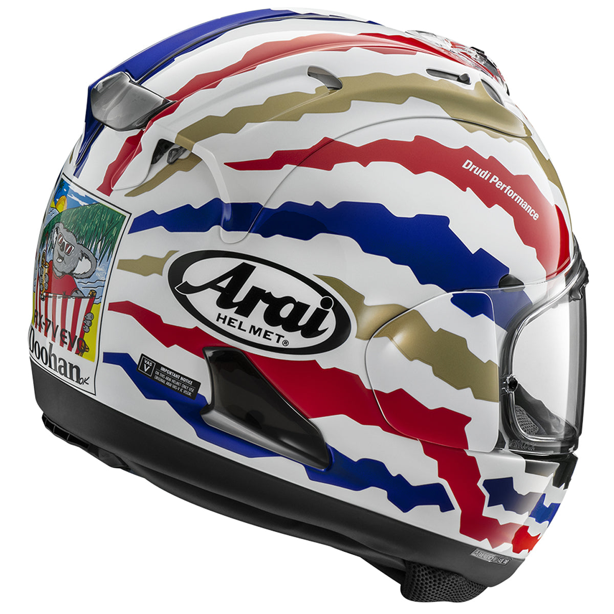 Arai Rx-7v Evo Doohan Jubilee Restyle Helmet