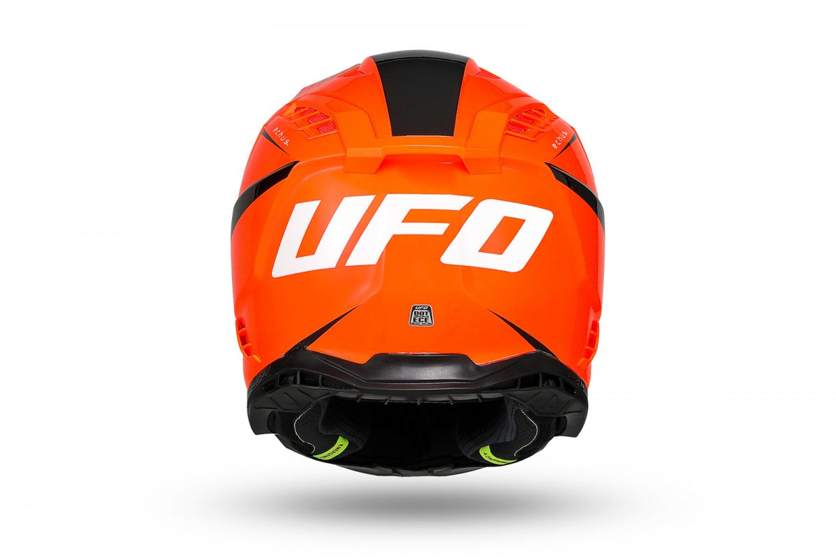 UFO Echus Motocross Helmet - Fluo Orange/Black