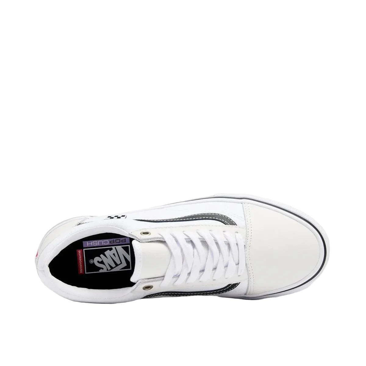 Vans Skate Old Skool - Cuir Blanc/Blanc