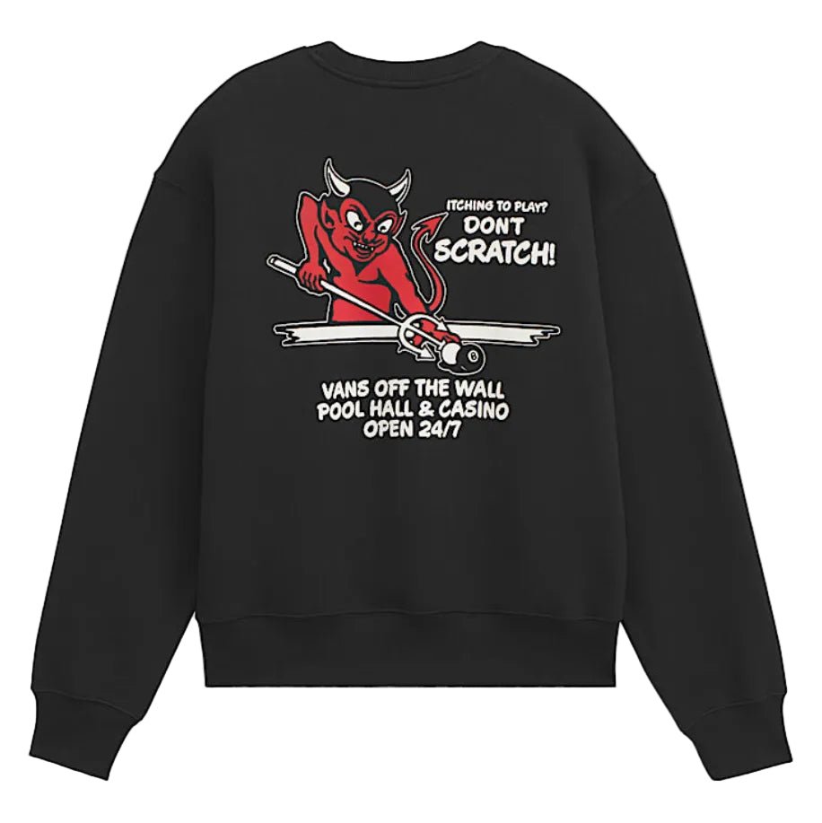 Vans Old Scratch Crew Sweatshirt - Black