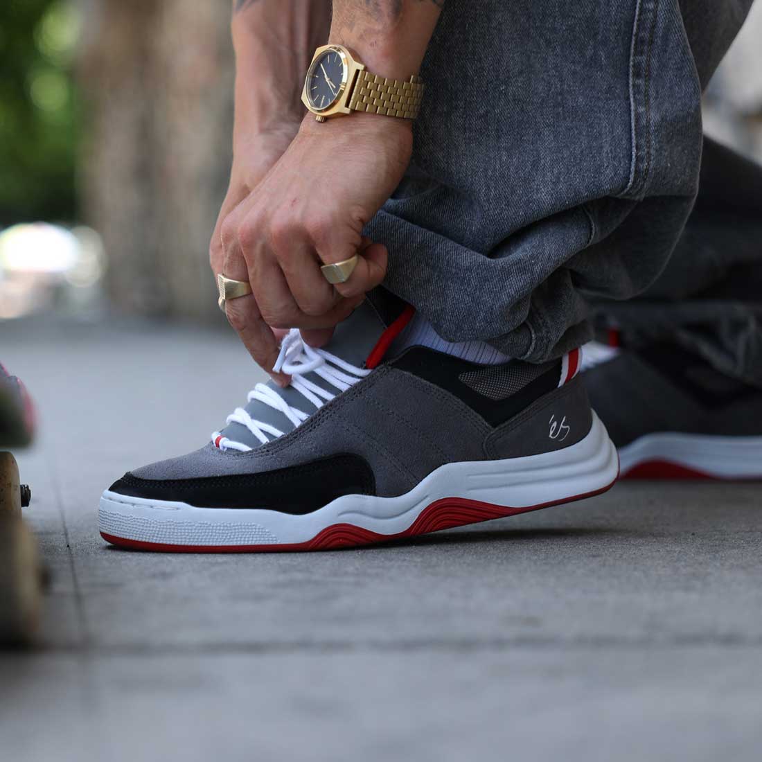 ÉS Evant - Grijs/Zwart/Rood