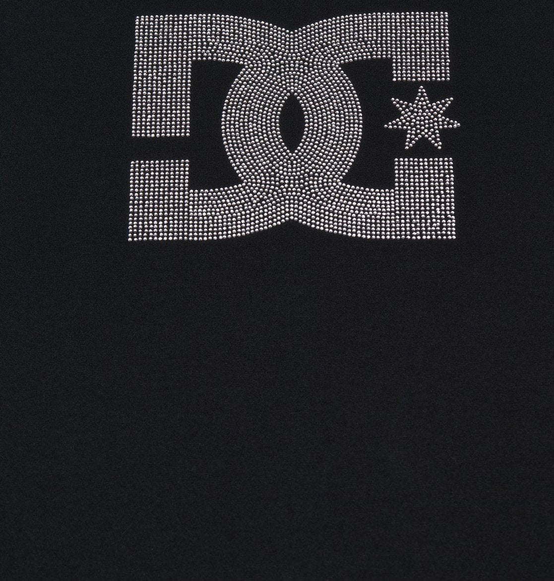 DC Strass Star T-Shirt - Black