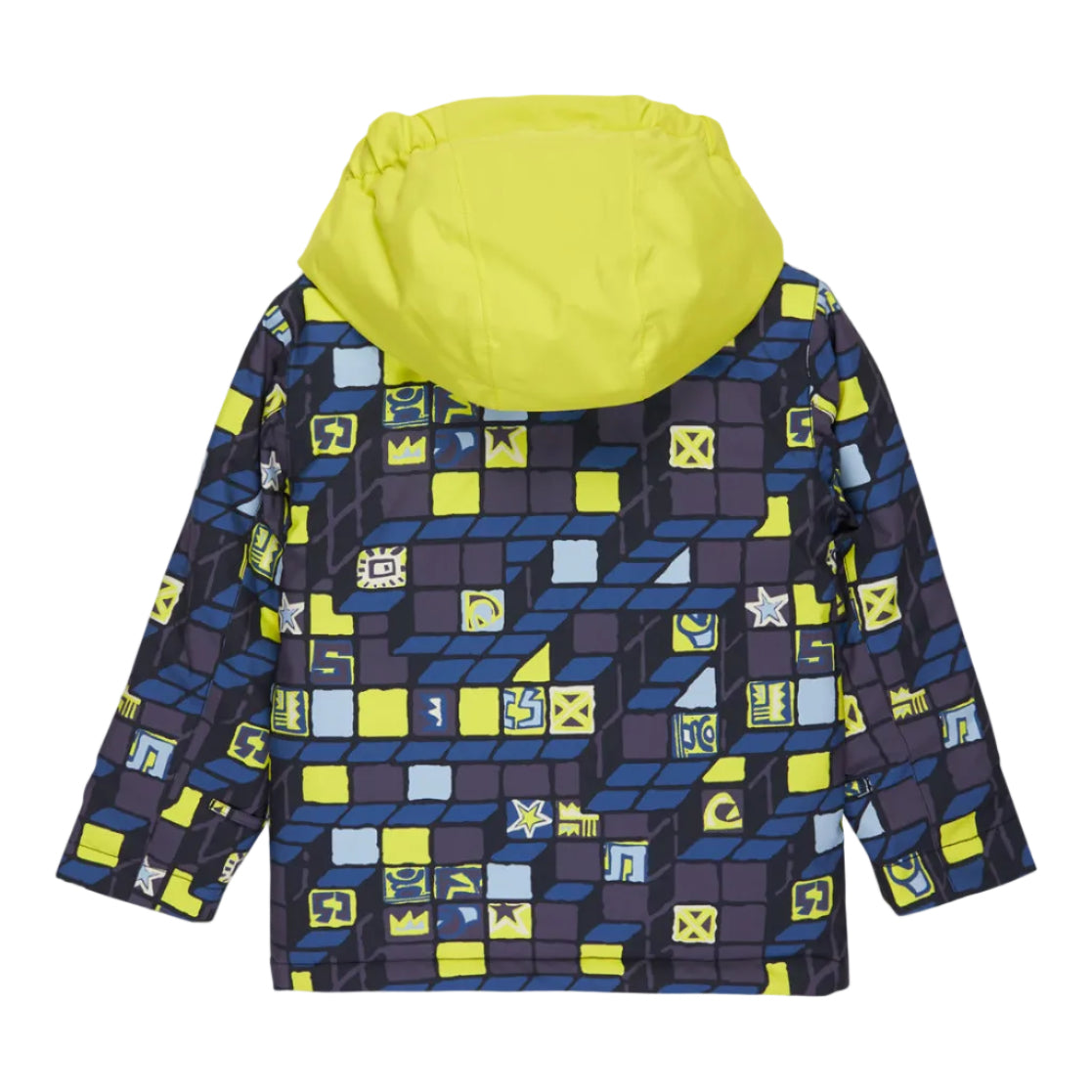Quiksilver Kids Little Mission Jacket - Checker Yellow Plum