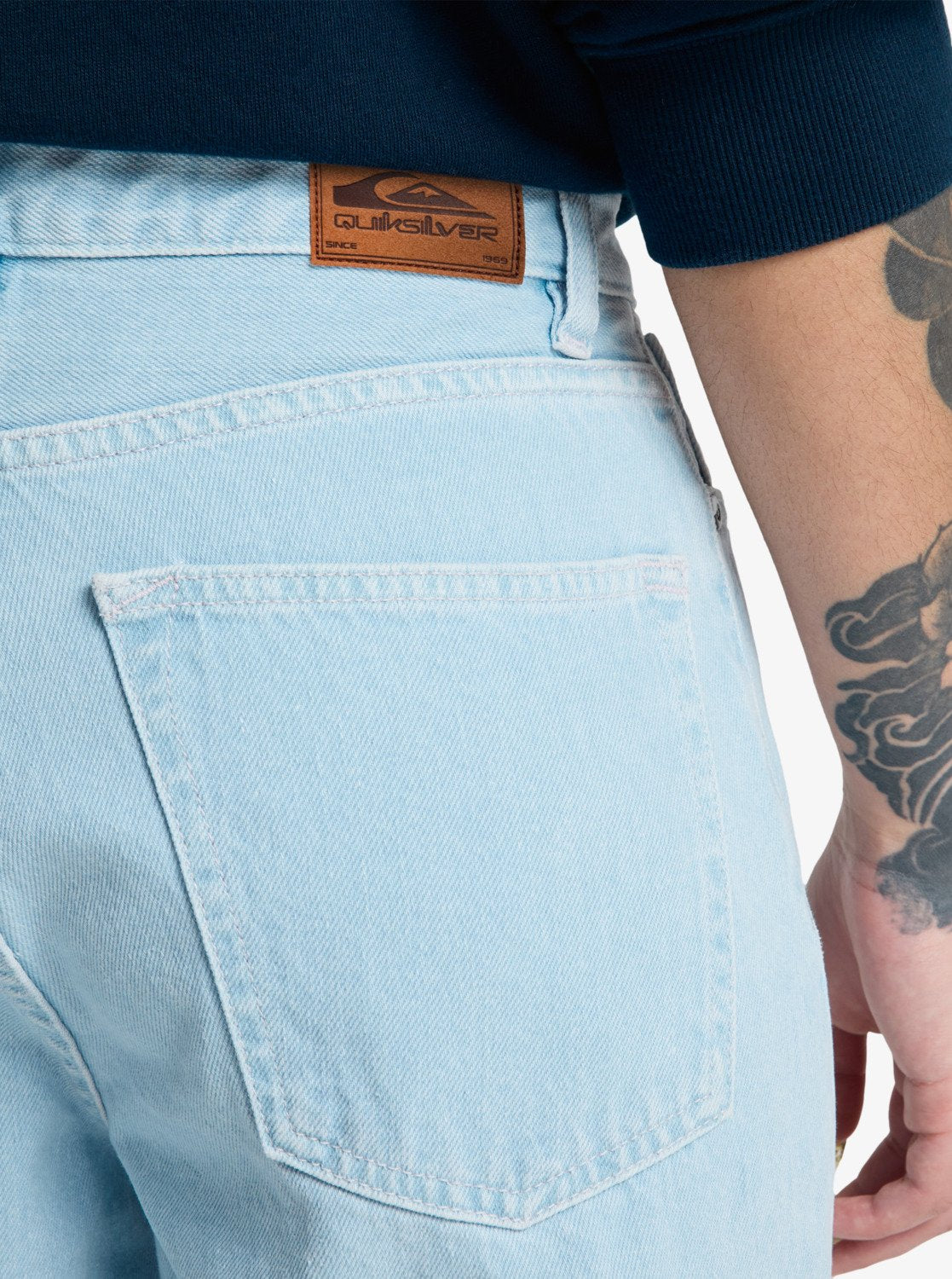 Quiksilver Mom Denim Pant - Ice Flow