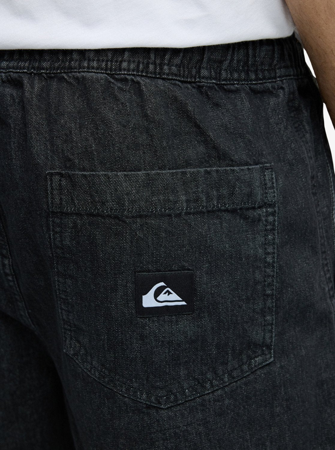 Quiksilver Taxer Mens Denim Short - Black