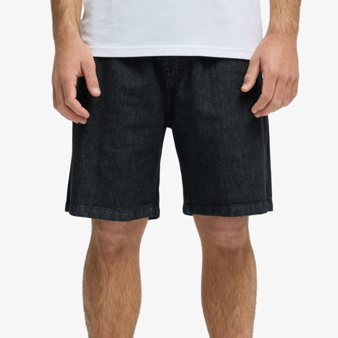 Quiksilver Taxer Mens Denim Short - Black