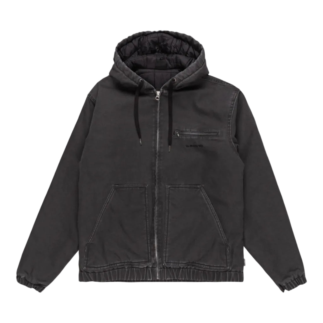 Quiksilver Straight Out Insulated Hood Jacket - Tarmac