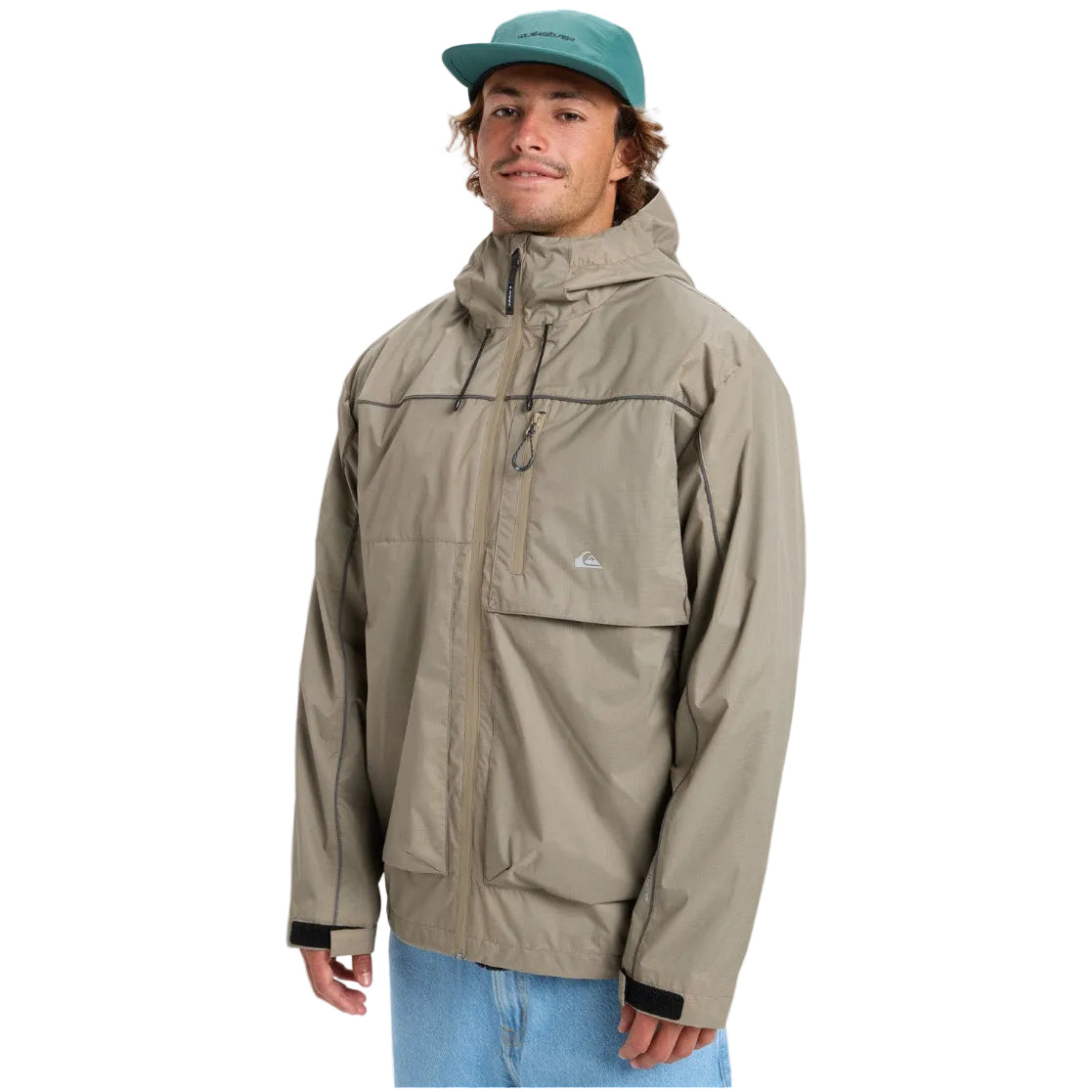 Quiksilver Full Rig Waterproof Hooded Jacket - Fallen Rock