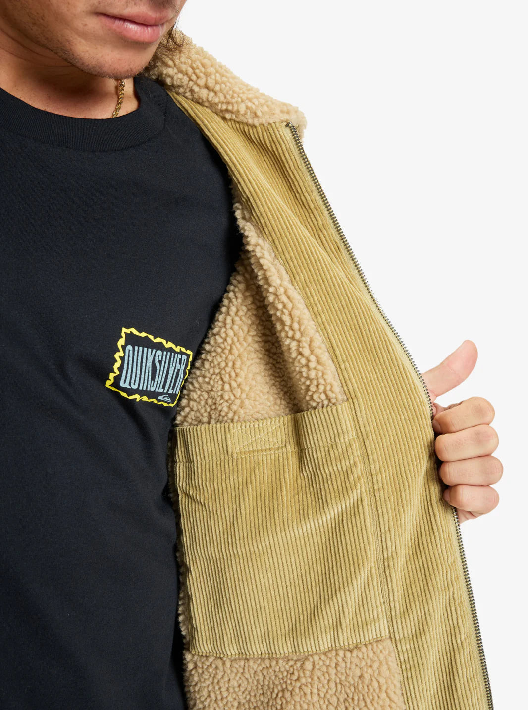 Quiksilver DNA Sherpa Harrington Jacket