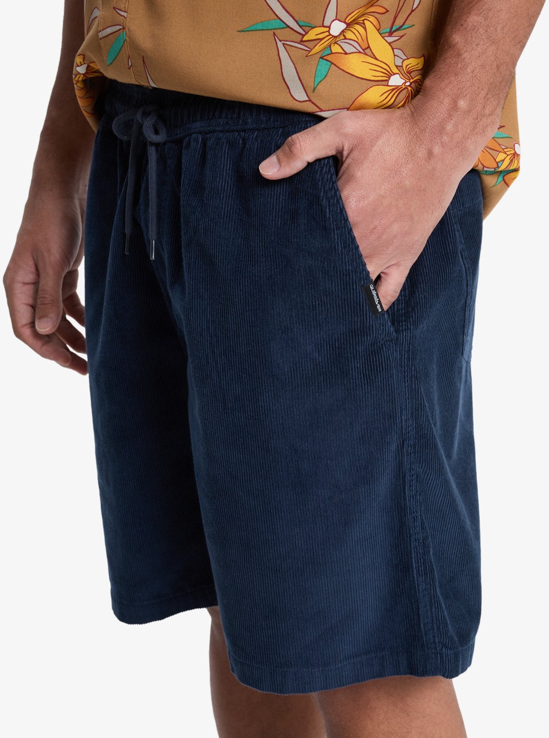 Quiksilver Taxer 18" Corduroy Walkshort - Dark Navy