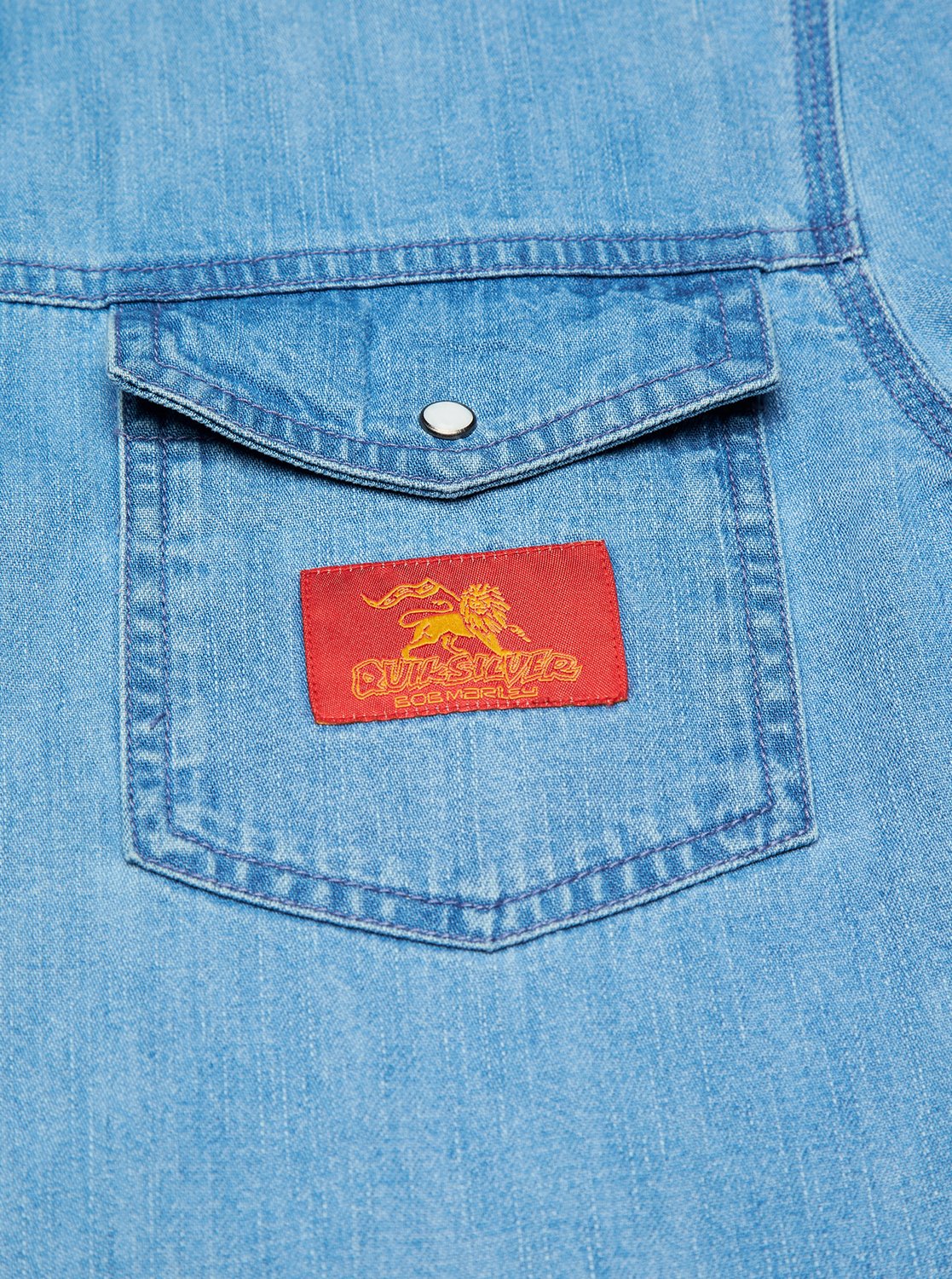 Quiksilver Bob Marley Uprising Shirt - Blue Denim