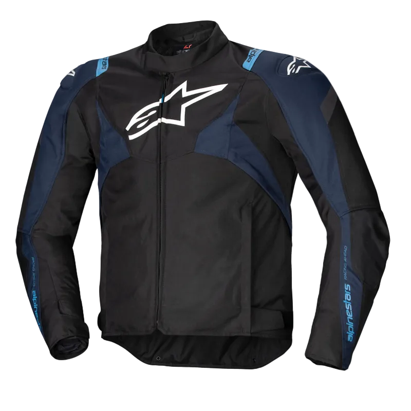 Blouson T-Jaws Waterproof V4 - Noir/Bleu foncé/Bleu vif