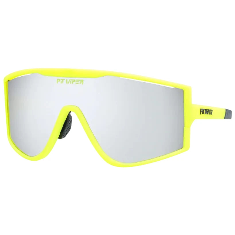 Pit Viper The Try-Hard The Hot Dogger Silver Revo Lens Sunglasses