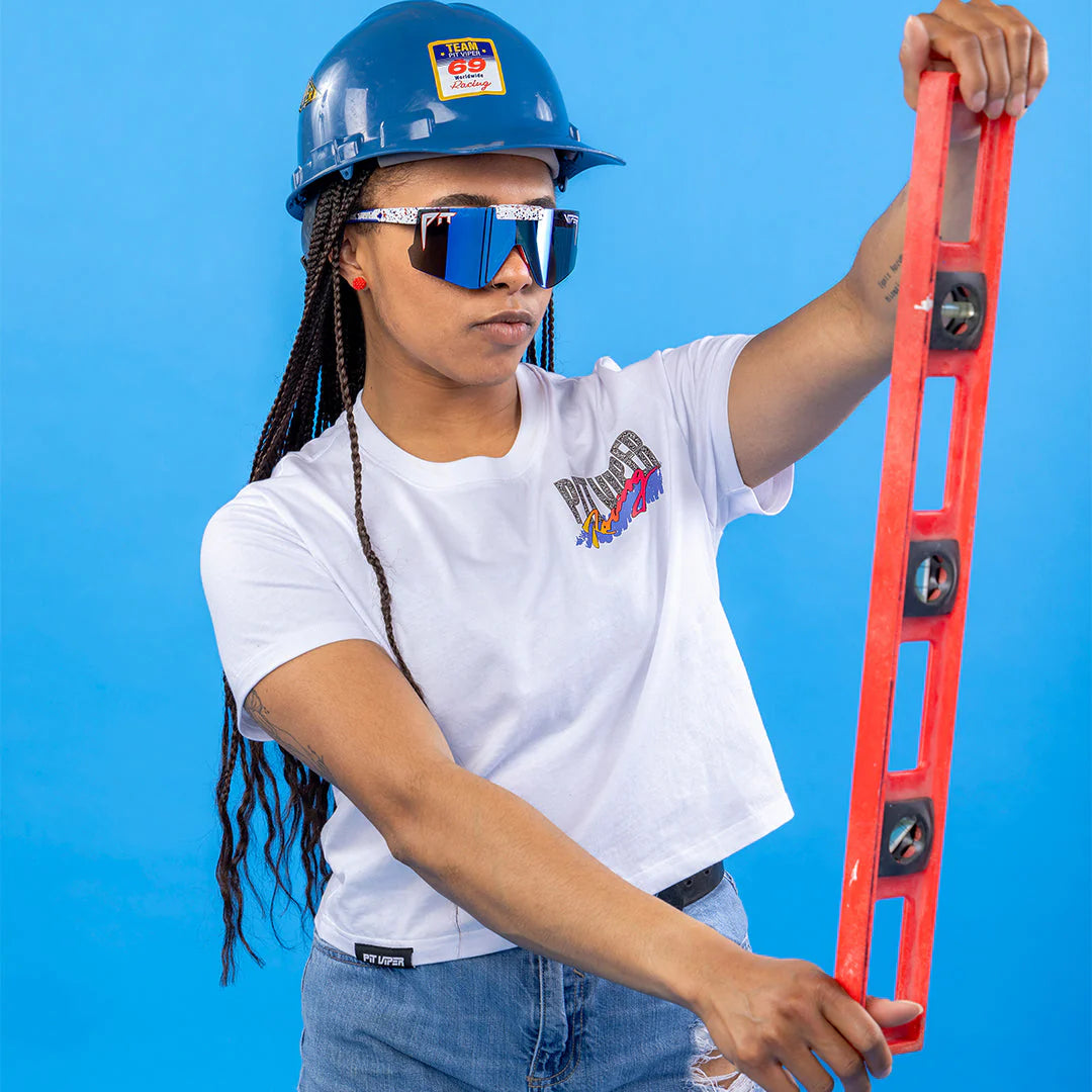 Pit Viper The Merika Flip-Offs HDPV Polarized Blue Sunglasses