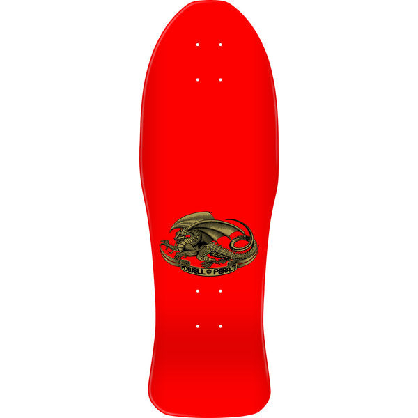 Jeu de cartes Powell Peralta Caballero Chinese Dragon Réédition 10" - Rouge/Argent