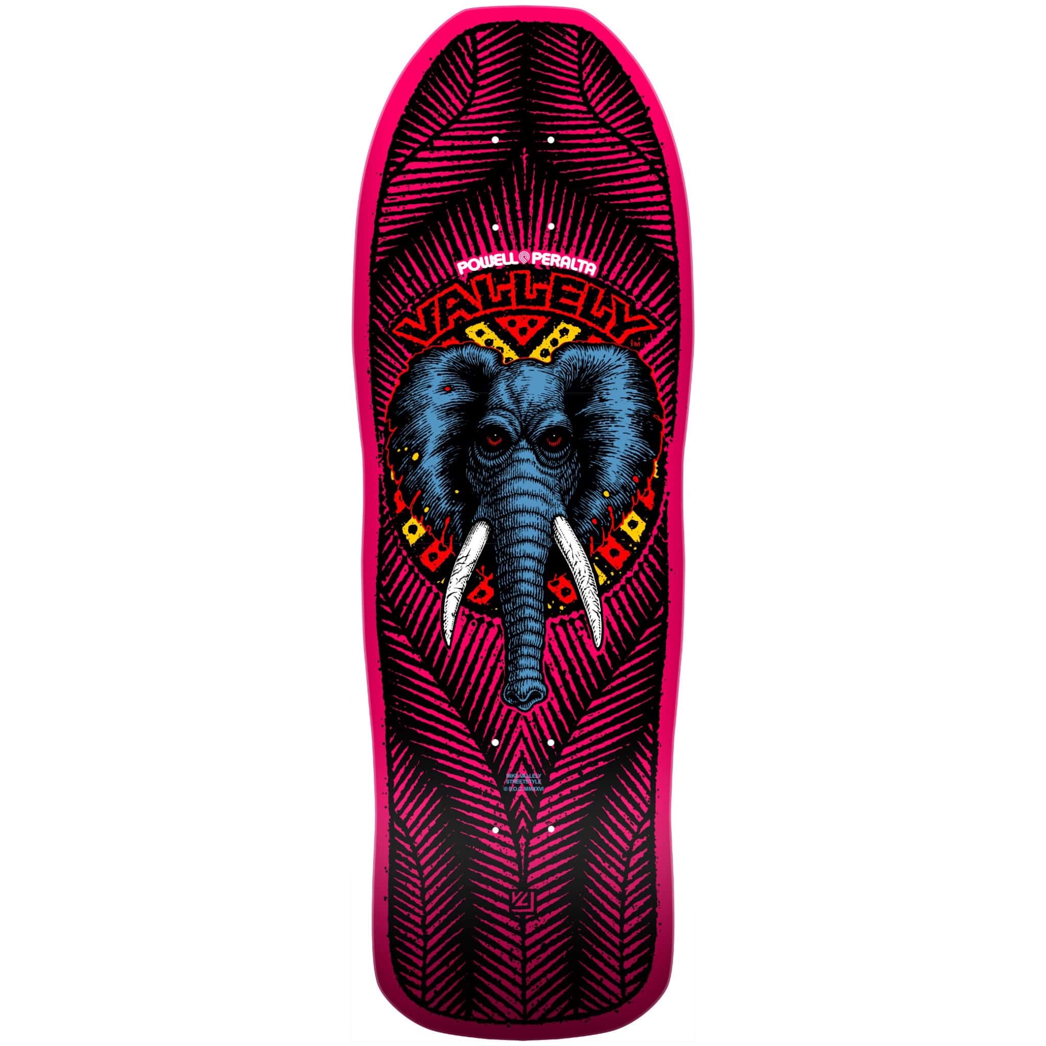 Powell Peralta Mike Vallely Elephant Reissue Deck Pink 13"