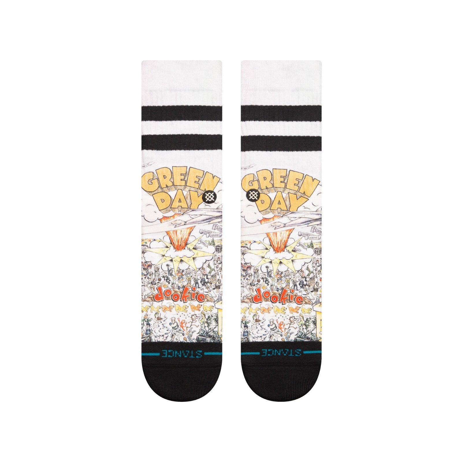 Stance Green Day Basket Case Crew Sokken