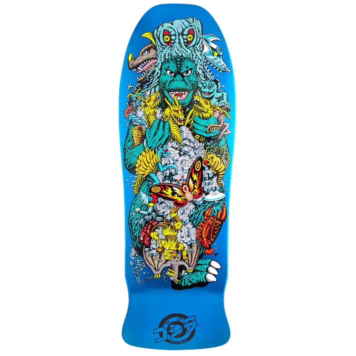 Planche de skate Santa Cruz X Godzilla Limited Edition Kaiju Roskopp Reissue 10,125 po x 30,2 po