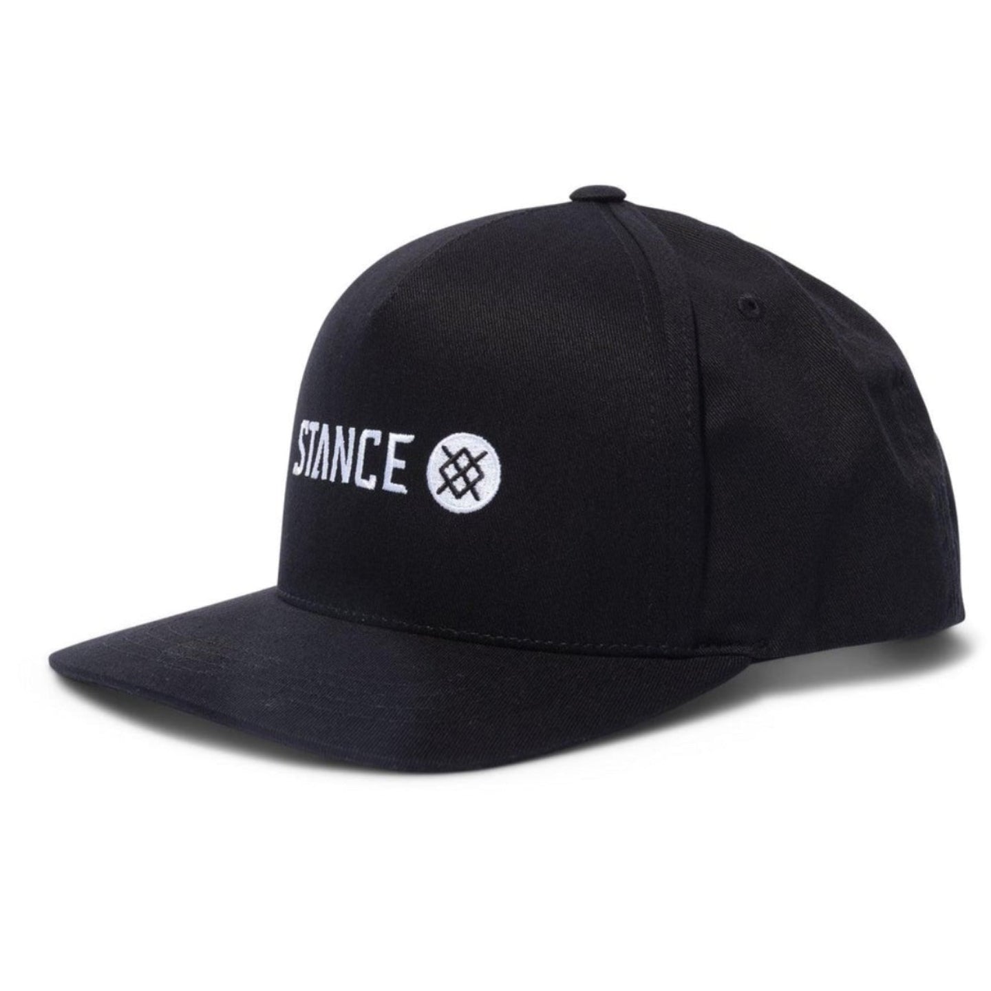 Icon Snapback Hat - Black